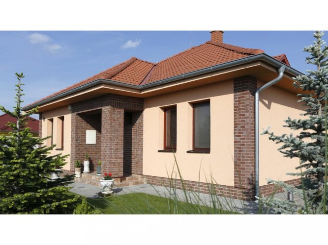 Cihlový obklad, Z BETONU, COUNTRY 668, tmavě hnědá, 205 x 62 mm, tloušťka 14-17 mm, 1 m2