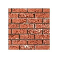 Cihlový obklad, ROH, Z BETONU, COUNTRY 710, červená, 80 - 190 x 62 mm, tloušťka 14-17 mm, 1,80 bm