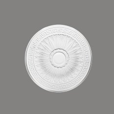Rozeta - průměr 514 mm, hloubka 35 mm, maximální šířka řezaného otvoru 100 mm