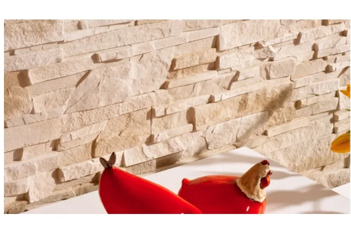 Betónový obklad, ROH, Z BETÓNU, MADERA 1, hnedosivá, 180 x 320 mm, hrúbka 8-23 mm, 0.46 m2