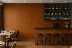 Systémový obkladový panel - CORTEN, dřevotřísková deska, PVC finish fólie, 12 x 600 x 2800 mm Systémový obkladový panel - CORTEN, dřevotřísková deska, PVC finish fólie, 12 x 600 x 2800 mm