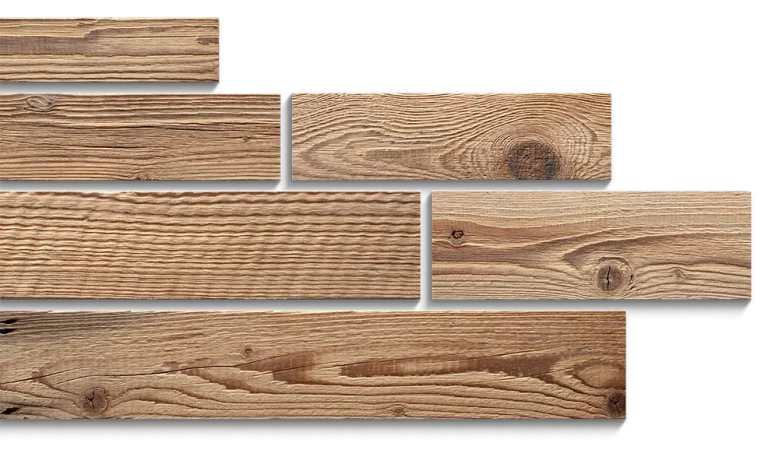 Obkladový panel z recyklovaného dřeva