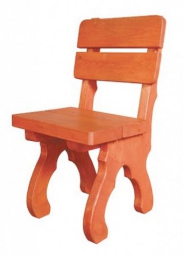 DREWMAX Zahradní židle z masivního smrkového dřeva 50 x 85 x 50 cm