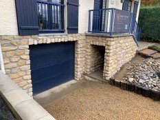 Kamenný obklad, Z BETONU, Limestone Opuka, světle hnědá, 100 - 500 x 150 - 270 mm, tloušťka 20 - 60 mm, 0.5 m2