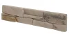 Betonový obklad, Z BETONU, GRENADA 2 - frost, světle šedá, 550 x 117 mm, tloušťka 22-38 mm, 0.32 m2