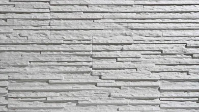 Betonový obklad, Z BETONU, PALERMO 1, bílá, 550 x 142 mm, tloušťka 10-26 mm, 0.62 m2