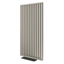Dělící lamelová stěna s podstavcem - volně stojící, 990 x 2005 mm, (MDF), PÍSKOVÁ BÉŽOVÁ