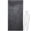 Kamenná dýha - Black Slate, 1220 x 3050 x 3 mm