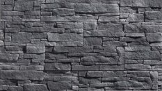 Betonový obklad, Z BETONU, MEXICANA 3 - graphite, šedá, tloušťka 10-30 mm, 0.5 m2