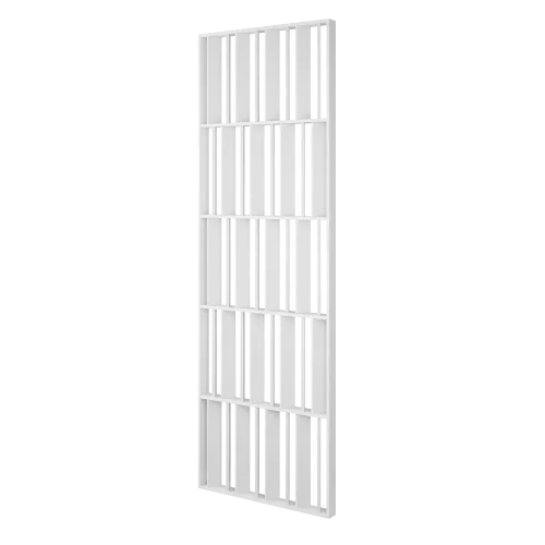 Dělící příčka JAPANDI, 520-2720 x 1800-2750 mm, (MDF), BÍLÁ MATNÁ