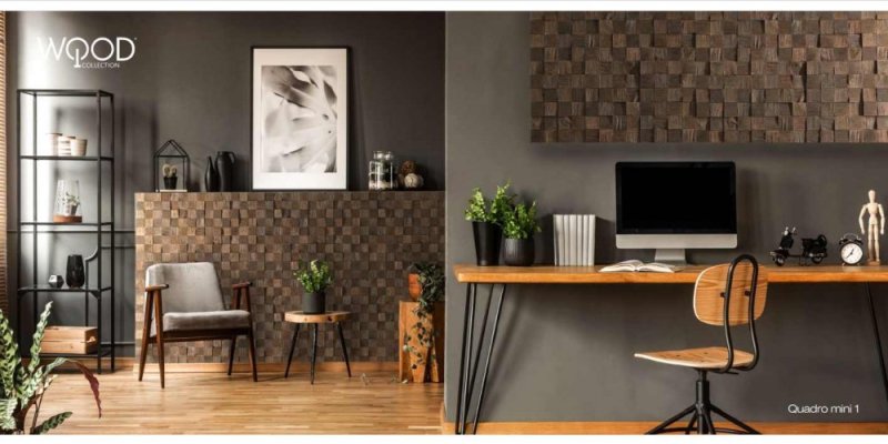 Realizace masivní dřevěné mozaiky 