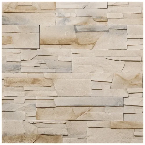 Kamenný obklad, Z BETONU, ARCTIC 1, béžová, 93 x 200 - 340 mm, tloušťka 8 - 23 mm, 0.49 m2