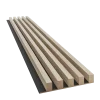 Dřevěné lamely ŠIROKÉ na ČERNÉ desce (MDF), DUB SONOMA, 46 x 300 x 2750 mm (0,825 m2)