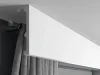 Garnižová LED osvetľovacia lišta, NEPRIAME OSVETLENIE, tvrdý plast PolyForce (HD Polymer), základný biely náter (pretierateľný), 179 x 55 x 2400 mm
