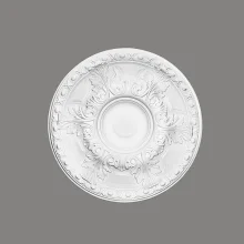 Rozeta - průměr 596 mm, hloubka 70 mm, maximální šířka řezaného otvoru 150 mm