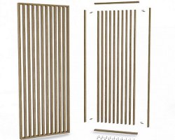 Jak vysoké děláte lamelové dělící příčky?