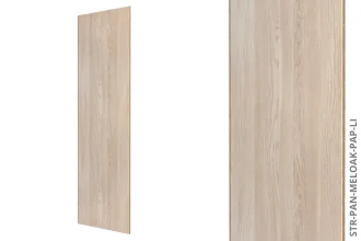 Systémový obkladový panel STRAMA PANELS - BĚLENÝ DUB, dřevotřísková deska, dekorativní fólie, 12 x 600 x 2800 mm