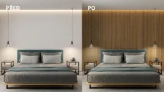Velkoformátový lamelový panel SONORA - DUBOVÁ DÝHA, 600 x 2750 x 11 mm, ČERNÝ MDF PANEL