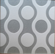 Stropní kazety moderní design - BREZZ ŠEDÁ , 495 x 495 x 3 mm