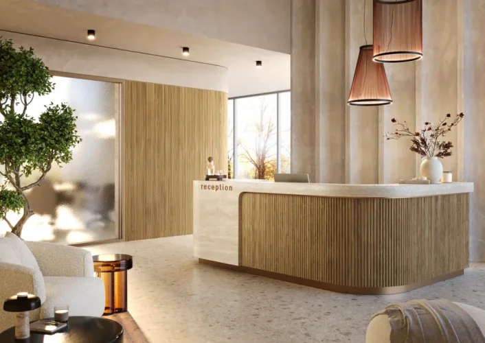 Lamelový panel na tkanině TOPP - DUBOVÁ DÝHA, obložení zakřivených či oblých stěn, 300 x 2750 mm, MDF PANEL