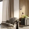 Veľkoformátový lamelový panel BRUGES - DUBOVÁ DYHA, 600 x 2750 x 11 mm, ČIERNY MDF PANEL