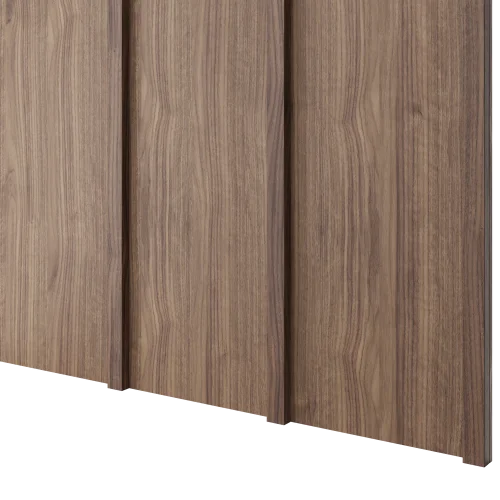 Designový obkladový panel JAPANDI (MDF), OŘECH DÝHA, 24 x 300 x 2750 mm (0,825 m2)