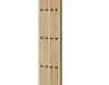 Lamelový věšák - 285 x 2750 x 46 mm, (MDF), DUBOVÁ DÝHA