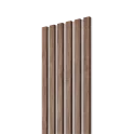 Akustický panel - OŘECH DÝHA, MDF, ŠEDÝ akustický podklad FILC, 300 x 2750 mm