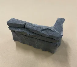 Kamenný obklad, ROH, Z BETONU, Ornel NERRO, šedá, 1 bm