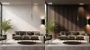 Koncový profil k voděodolnému lamelovému panelu (dvě lamely) - pravý - 2700 x 62 x 20 mm - DUB TMAVÝ