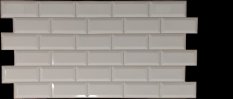 PVC dekorační panely - Brick white modern, 960 x 485 x 0,35 mm