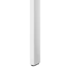 Otočné voľne stojace lamely, BIELA, 30 x 70 x 2750 mm, MDF + FINISH FOLIE