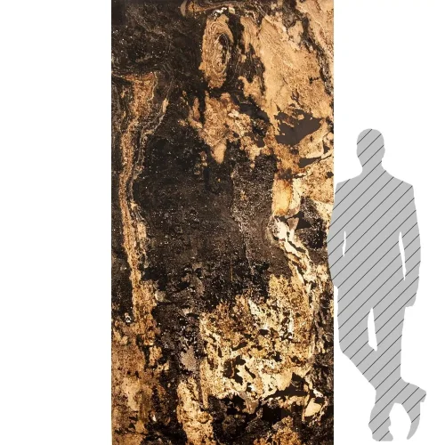 Kamenná dyha - Autumn Rustic - transparentná, 1220 x 2440 x 3 mm