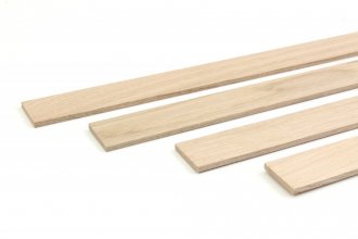 VZOREK - Dřevěná krycí lišta DUB Broušený - bez povrchové úpravy, rozměr vzorku: 30 x 200 mm
