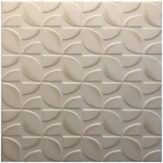 Stropní kazety moderní design - LEAVE BÉŽOVÁ , 495 x 495 x 6 mm