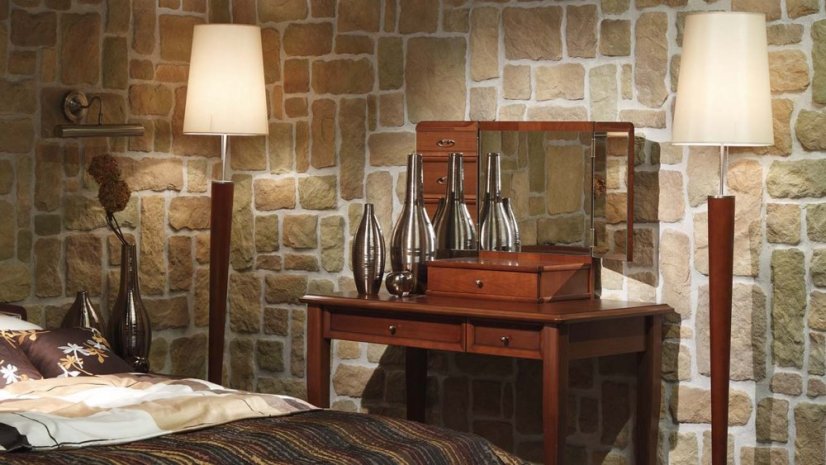 Betonový obklad, Z BETONU, CALABRIA 1 - mocca, hnědá, 110 - 360 x 70 -  270 mm, tloušťka 10-28 mm, 0.7 m2
