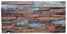 VZOREK - DŘEVĚNÁ LODNÍ MOZAIKA - OBKLADOVÝ PANEL - ROZMĚR VZORKU: 200 x 150 mm