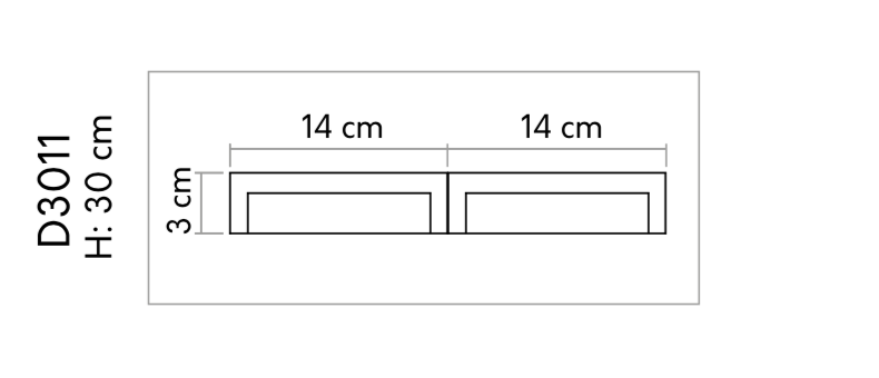 Päta - 255 x 135 x 37 mm