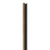 LINEA 1 drevená lamela na doske - dub| čierna, 2750 x 64 x 40 mm