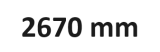 2670 mm