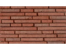 Betonový obklad, ROH, Z BETONU, BRONX 1, červená, 160 x 345 mm, tloušťka 10-30 mm, 0.47 m2