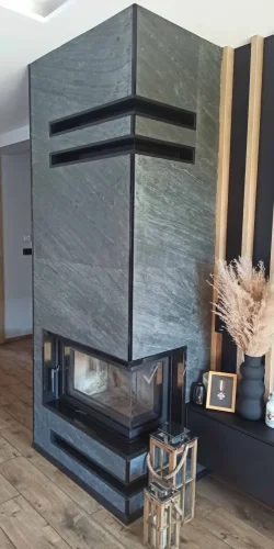 Kamenná dýha - Line Black, 1220 x 2800 x 3 mm