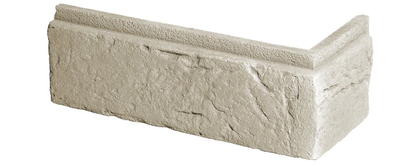 Cihlový obklad, ROH, Z BETONU, BOSTON 3 - beige, světlá, 90 x 200 mm, tloušťka 8-21 mm, 0.87 bm