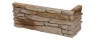 Betónový obklad, ROH, Z BETÓNU, CALIFORNIA 1 - desert, hnedá, 117 - 360 x 150 mm, hrúbka 12-33 mm, 0.43 m2