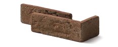Cihlový obklad, ROH, Z BETONU, COUNTRY 668, tmavě hnědá, tloušťka 14-17 mm, 0.48 m2