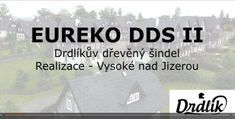Záběr z dronu: 20 střech s plastovým šindelem EUREKO DDS II ve Vysoké nad Jizerou