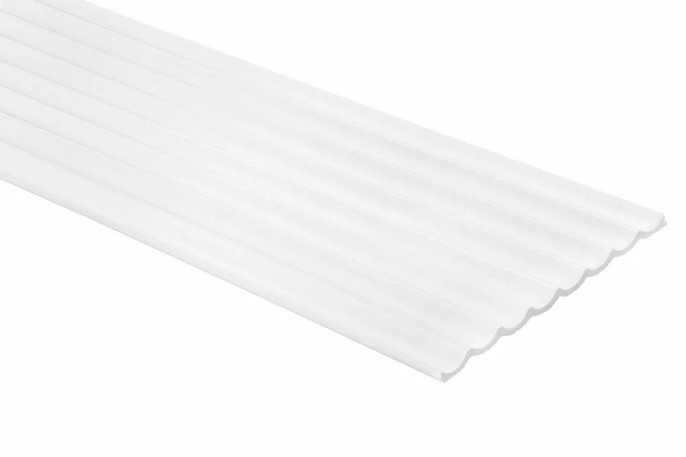 Bílé lamely z polymeru - design a voděodolnost