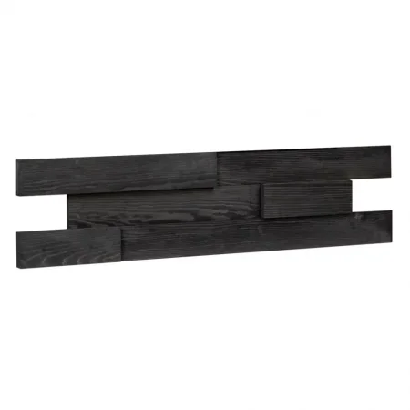 Tmavý dřevěný obklad