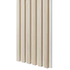 Drevené lamely ÚZKE na BIELEJ doske (MDF), DUB SONOMA, FINISH FÓLIA, 24 x 300 x 2750 mm (0,825 m2)