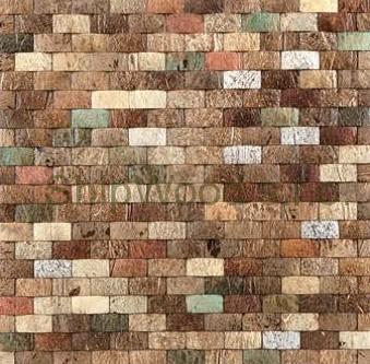 Mozaika z ořechů - obkladová dlaždice 30 x 30 cm_model COC  4139